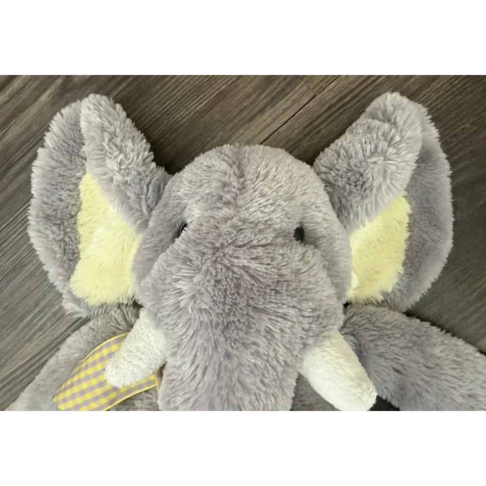 Vintage 2004 Animal Adventure Gray Elephant Sitting Stuffed Toy‎ Plush Soft Cozy